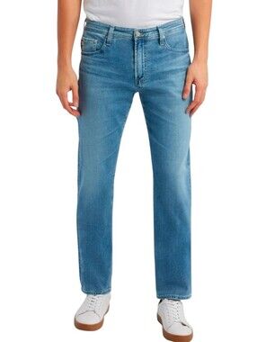 AG Everett Slim Straight Japanese Denim Medium Wash Jean Sz 34